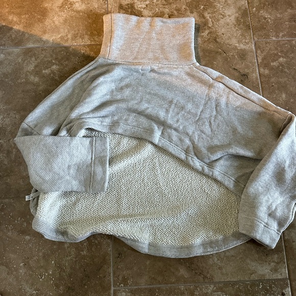 FREE PEOPLE X FREE-EST Oatmeal Milly Cowl Neck Sweater and Skirt 2 PC SET NWT XS - Picture 4 of 6